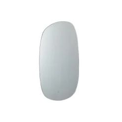 Lucande LED-spejl Celestiel, oval, opvarmbar, CCT, 80 cm