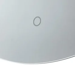 Lucande LED-spejl Celestiel, oval, opvarmbar, CCT, 80 cm