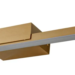 Lucande LED-spejllampe Kivana, kobber, metal, 90 cm, IP44