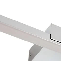 Lucande LED-spejllampe Kivana, krom, metal, 120 cm, IP44