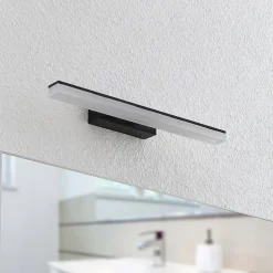 Lucande LED-væglampe Lisana, vandret, 46 cm, IP44