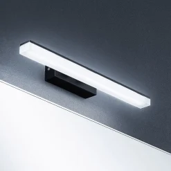 Lucande LED-væglampe Lisana, vandret, 46 cm, IP44