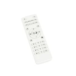 Lucande loftlampe Joren, 52 cm, træ, CCT, fjernbetjening