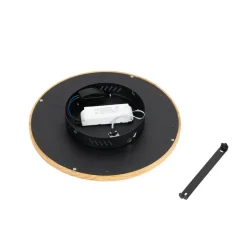 Lucande loftlampe Joren, Ø 38 cm, træ, CCT, fjernbetjening