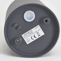 Lucande loftspot Minna, antracit, 14 cm, IP54, E27