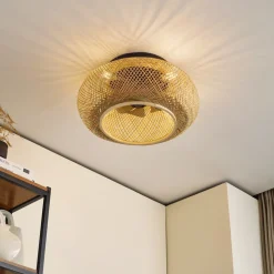 Lucande loftventilator med lys Cordie, DC, lydsvag, Ø 53 cm