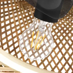 Lucande loftventilator med lys Cordie, DC, lydsvag, Ø 53 cm