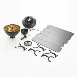 Lucande loftventilator med lys Shamoian, støjsvag, Ø 130 cm