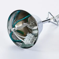 Lucande lysekrone Solveig, Ø 60 cm, 5 lyskilder, krom