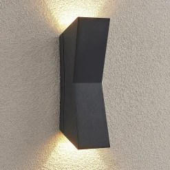 Lucande Maniela LED udendørs væglampe, op/ned