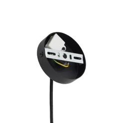 Lucande Marrin udendørs hængelampe, sort, metal, Ø 31 cm