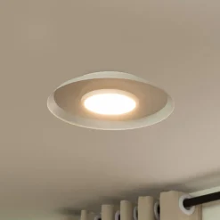 Lucande Merilla loftlampe, hvid