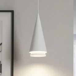 Lucande Naoh hængelampe, 1 lyskilde, hvid