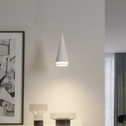 Lucande Naoh hængelampe, 1 lyskilde, hvid