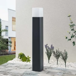 Lucande Obuna vejlampe, højde 80 cm