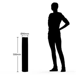 Lucande Paikea sokkellampe, 50 cm