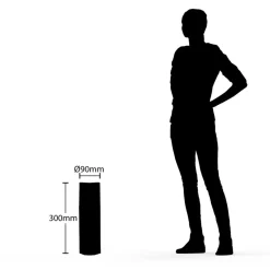 Lucande Paikea sokkellampe, 30 cm
