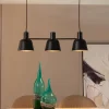 Lucande Servan hængelampe, sort, 3 lyskilder