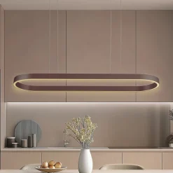 Lucande Smart LED-hængelampe Melinay, kaffe, CCT, Tuya