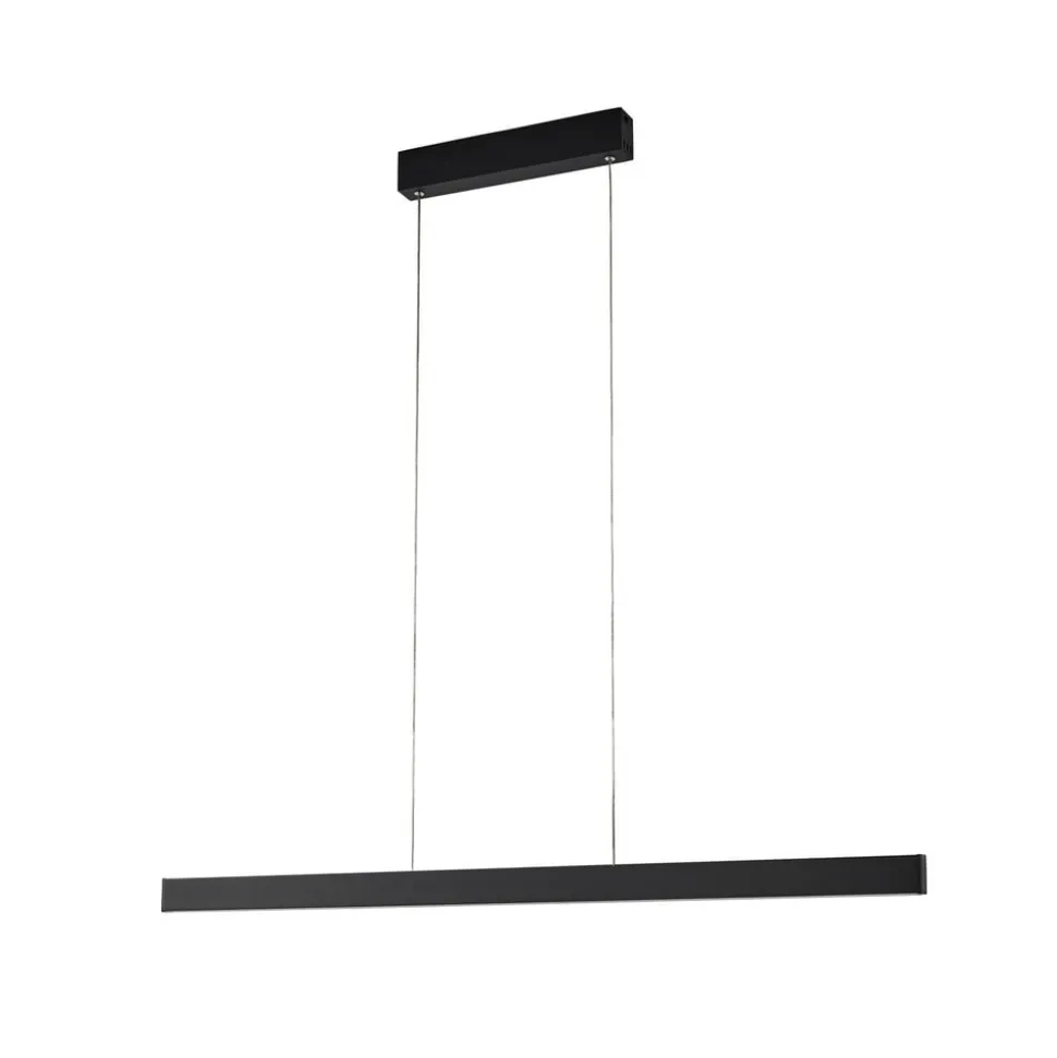 Lucande Smart LED-hængelampe Mylosh, sort, CCT, Tuya