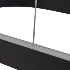 Lucande Smart LED-hængelampe Melinay, sort, CCT, Tuya