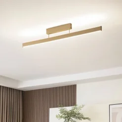 Lucande Smart LED-loftslampe Mylosh, guld, CCT, Tuya