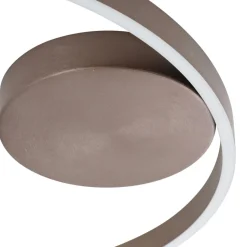 Lucande Smart LED-loftslampe Moise, kaffe, CCT, Tuya