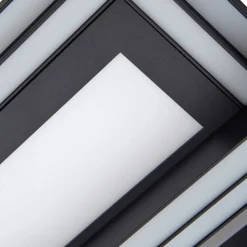 Lucande Smart LED-loftslampe Tjado 115 cm sort RGB CCT