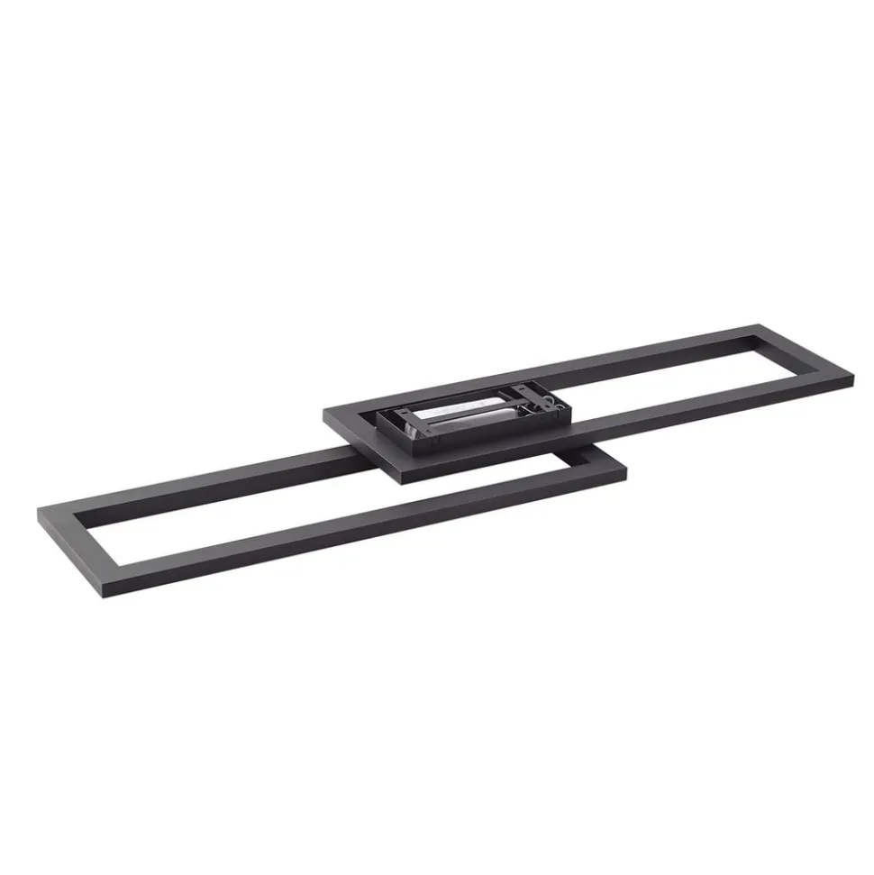 Lucande Smart LED-loftslampe Tjado 115 cm sort RGB CCT