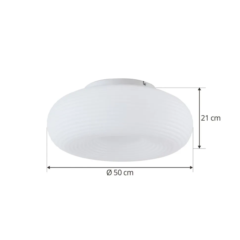 Lucande Smart LED-loftslampe Bolti, hvid, RGBW, CCT, Tuya