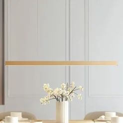 Lucande Smart LED-pendel Mylosh, guld, CCT, Tuya