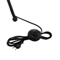 Lucande Sotiana gulvlampe, 3 glaskugler, sort