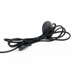 Lucande Taylan gulvlampe af jern, glasskærm