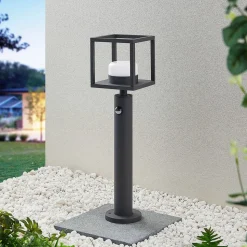 Lucande Timio vejlampe, 60cm, bevægelsessensor, GX53, IP44