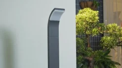 Lucande Timm LED-vejlampe, 60 cm, antracit, metal, IP54