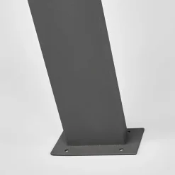 Lucande Timm LED-vejlampe, 100 cm, antracit, metal, IP54