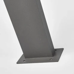 Lucande Timm LED-vejlampe, sensor, 60 cm, antracit, IP54