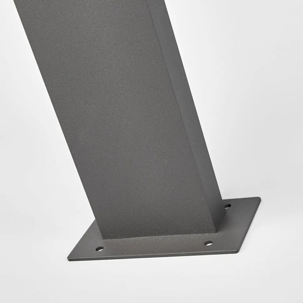 Lucande Timm LED-vejlampe, sensor, 60 cm, antracit, IP54