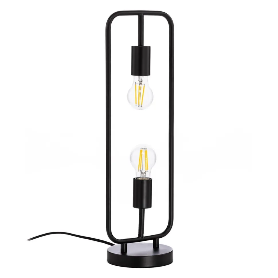 Lucande Tornike bordlampe, 2 lyskilder, jern