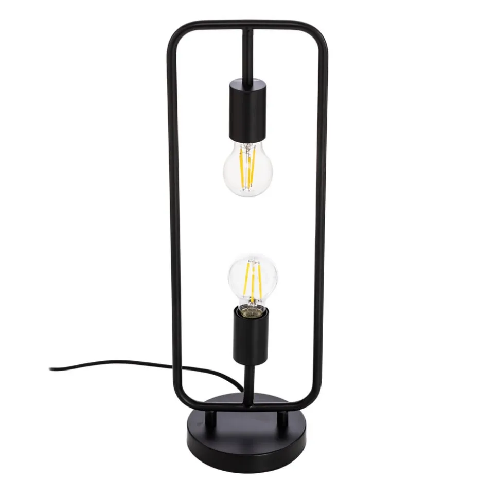 Lucande Tornike bordlampe, 2 lyskilder, jern