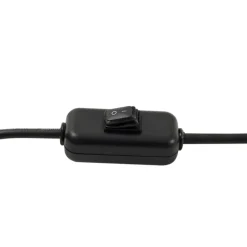 Lucande udendørs gulvlampe Taniola, beige, rattan, 195 cm, IP44