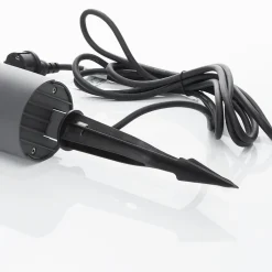 Lucande udendørs LED-spot Anton, jordspyd, antracit, metal