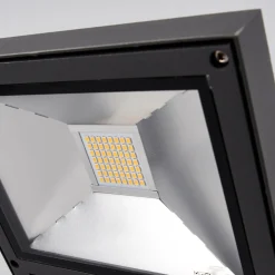 Lucande udendørs LED-spot Maica, antracit, drejelig, IP65