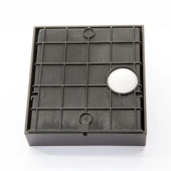 Lucande udendørs LED-væglampe Nevio, 17 cm, antracit, aluminium