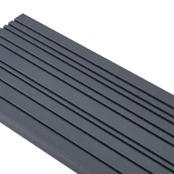 Lucande udendørs LED-væglampe Melira, højde 100 cm, antracit