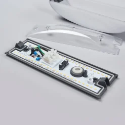 Lucande udendørs LED-væglampe Akira, antracit, metal, 23 cm