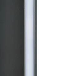 Lucande udendørs LED-væglampe Melira, længde 60 cm, antracit