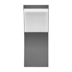 Lucande udendørs LED-væglampe Timm, 20 cm, antracit, IP54