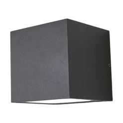 Lucande udendørs LED-væglampe Merjem, 12 cm, ned, IP54