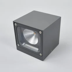 Lucande udendørs LED-væglampe Merjem, 12 cm, ned, IP54